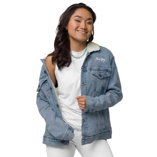 Hot Girl Denim Sherpa Jacket - Hot Girl Apparel