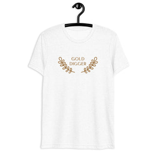 Hot Girl LOVE Money Gold Digger Embroidered Short Sleeve Vintage Tee - Hot Girl Apparel