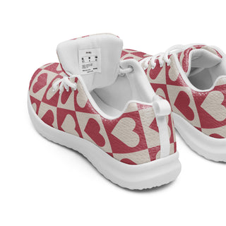 Hot Girl Heart Athletic Shoes - Hot Girl Apparel