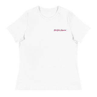 Hot Girl Two-Faced Embroidered Women’s T-Shirt - Hot Girl Apparel