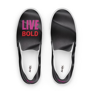 Hot Girl Live Bold Slip-On Canvas Shoes - Hot Girl Apparel