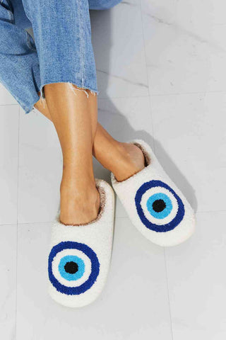 Hot Girl Evil Eye Plush Slipper - Hot Girl Apparel