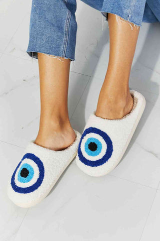 Hot Girl Evil Eye Plush Slipper - Hot Girl Apparel