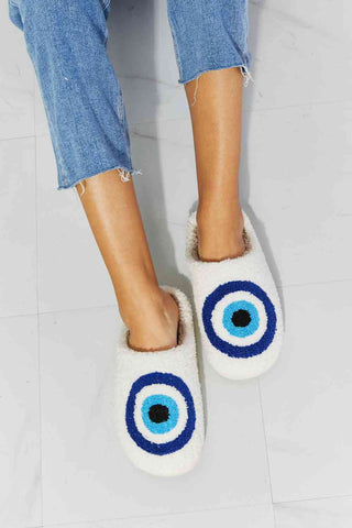 Hot Girl Evil Eye Plush Slipper - Hot Girl Apparel