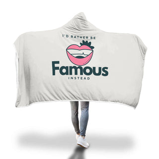 Hot Girl Famous Hooded Blanket