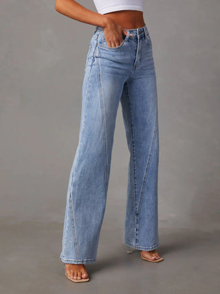 Hot Girl High Waist Flared Jeans - Hot Girl Apparel