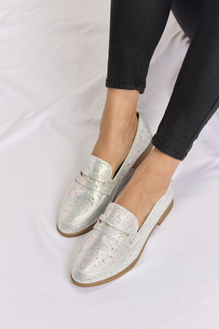 Hot Girl Belle Bling Rhinestone Flats - Hot Girl Apparel