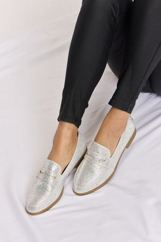 Hot Girl Belle Bling Rhinestone Flats - Hot Girl Apparel